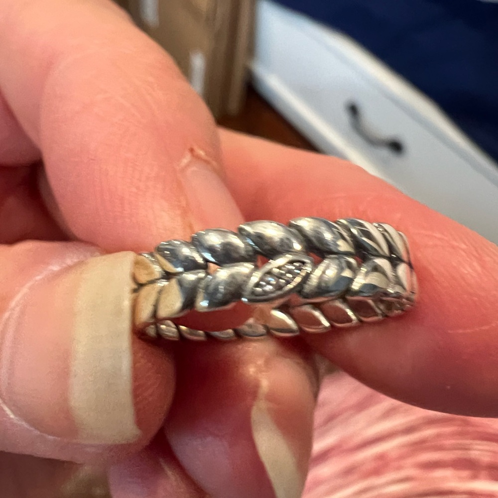Vintage style 925 silver ring